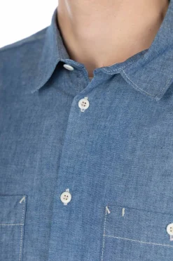 Clearance Ordinary Fits Chambray Work Shirt - Indigo