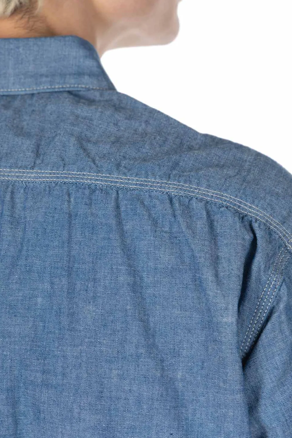 Clearance Ordinary Fits Chambray Work Shirt - Indigo