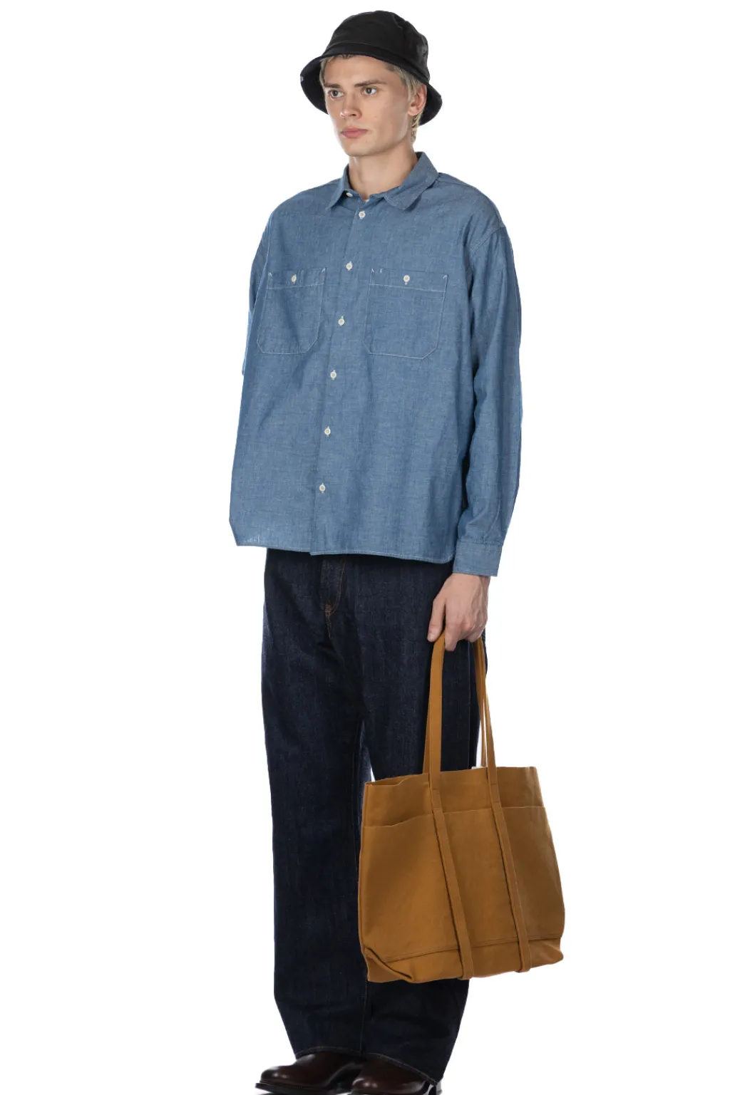 Clearance Ordinary Fits Chambray Work Shirt - Indigo