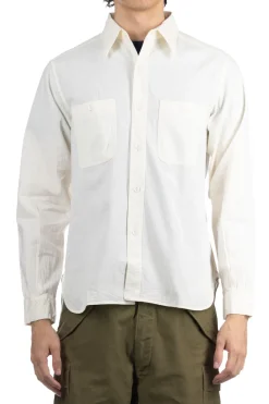 Best Buzz Rickson's Chambray Work Shirt - Off White