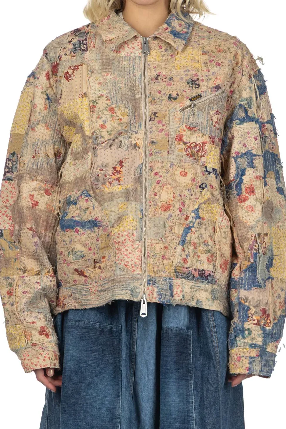 Online Kapital Champetre BORO ZIP UP Blouson (VirginMary)