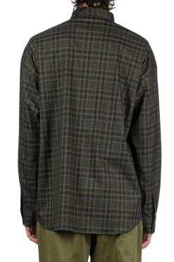 Outlet SOFTHYPHEN Check Flannel Zip Pocket Shirt