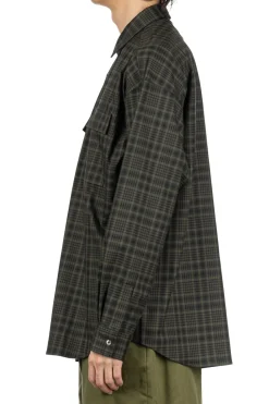 Outlet SOFTHYPHEN Check Flannel Zip Pocket Shirt