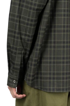 Outlet SOFTHYPHEN Check Flannel Zip Pocket Shirt