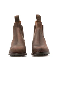 New Viberg Chelsea Boot Waxy Commander - Urban Brown
