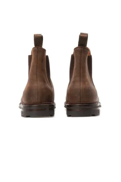 New Viberg Chelsea Boot Waxy Commander - Urban Brown