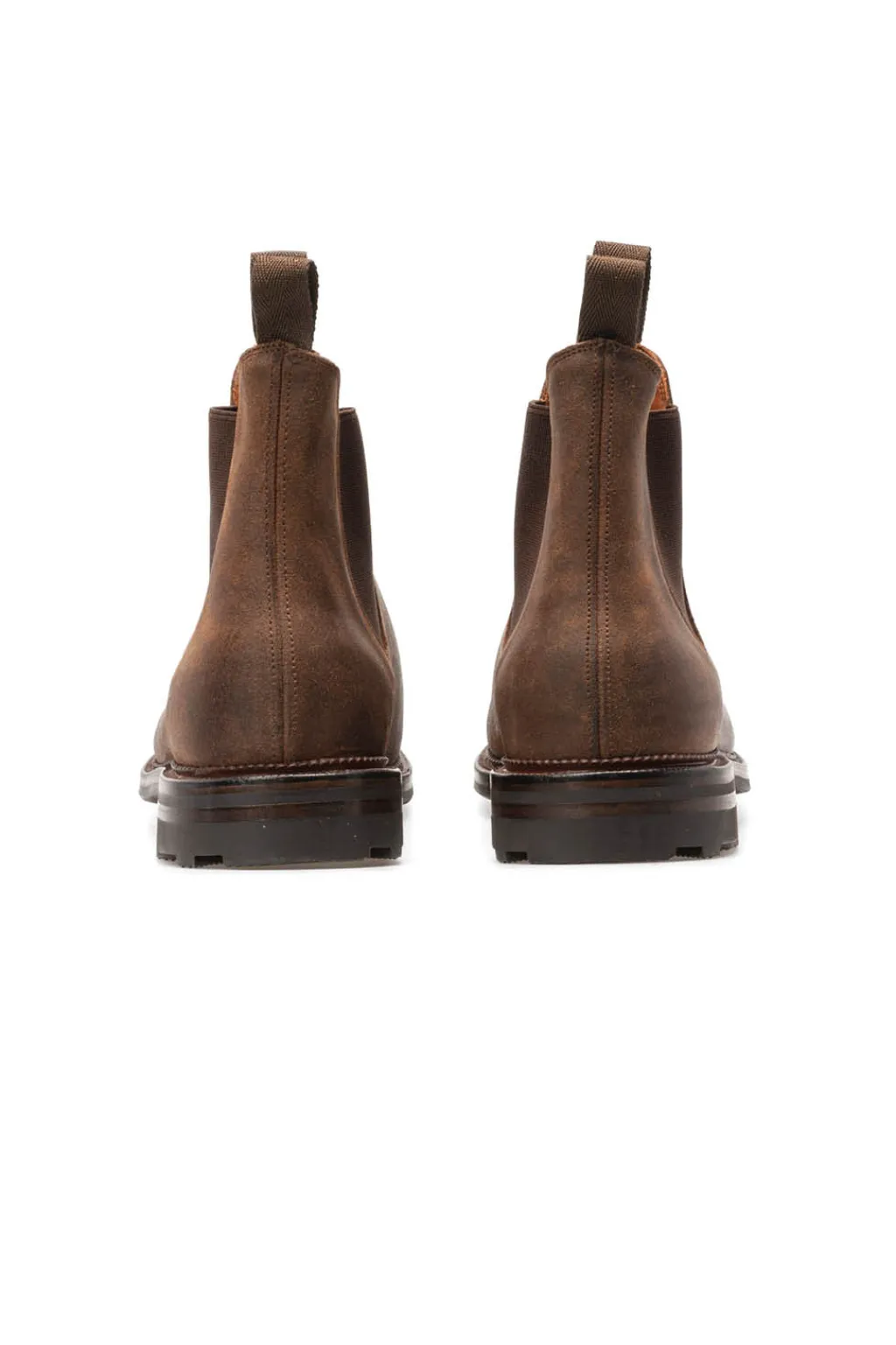 New Viberg Chelsea Boot Waxy Commander - Urban Brown