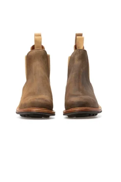 Clearance Viberg Chelsea Boot Waxy Commander - Antique