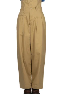 Fashion Kapital Chino High Waist BARON Wide Pants - Beige