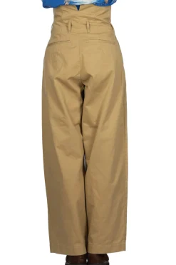 Fashion Kapital Chino High Waist BARON Wide Pants - Beige