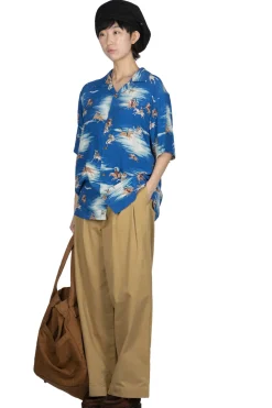 Fashion Kapital Chino High Waist BARON Wide Pants - Beige