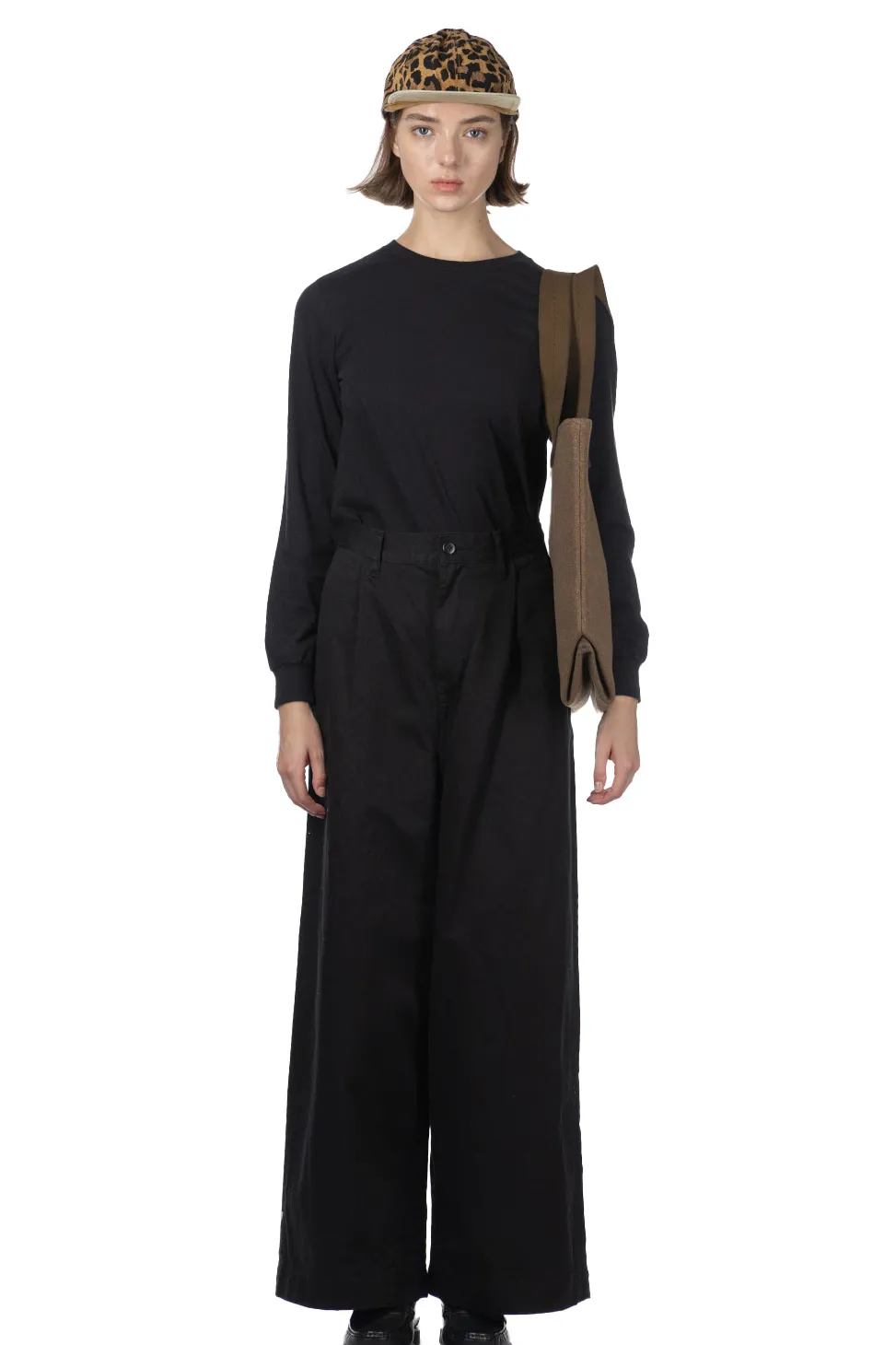 Hot Kapital Chino High Waisted NIME Pants - Black