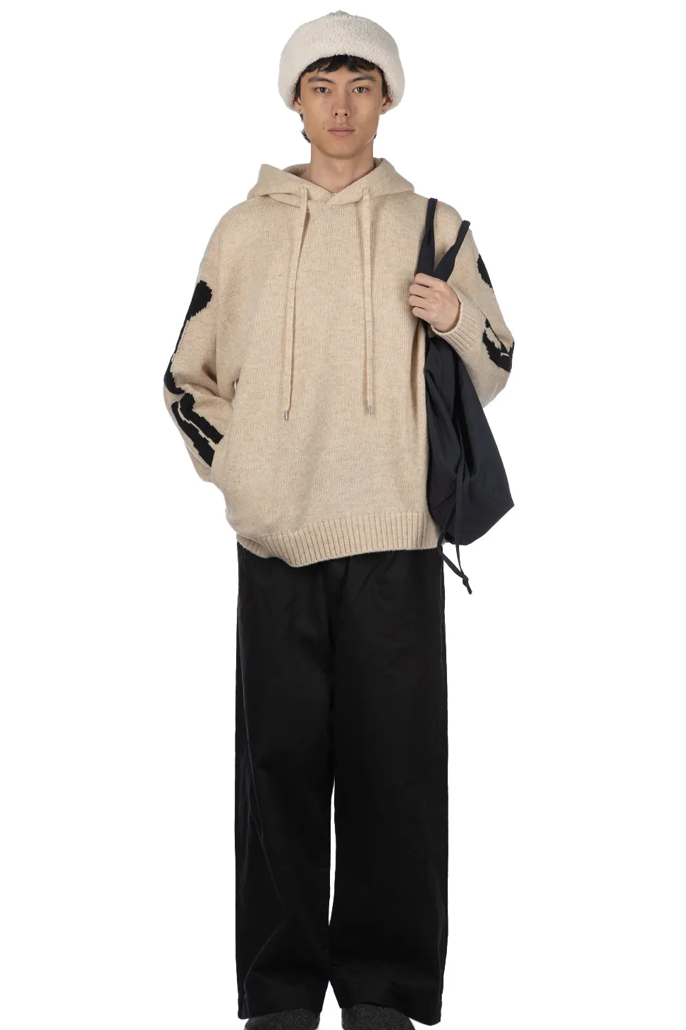 Outlet Kapital Chino High Waisted NIME Pants - Black