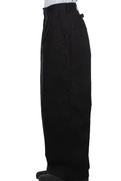 Outlet Kapital Chino High Waisted NIME Pants - Black