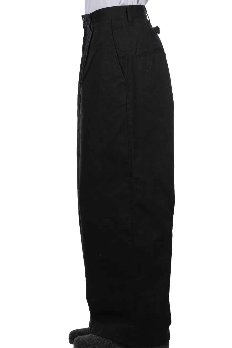 Outlet Kapital Chino High Waisted NIME Pants - Black