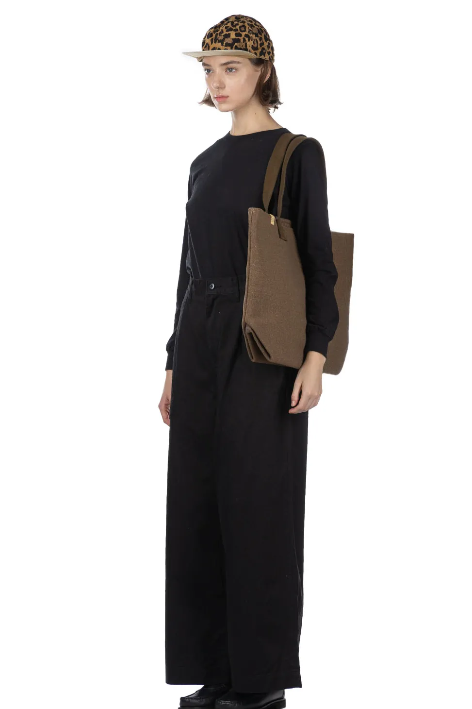Hot Kapital Chino High Waisted NIME Pants - Black