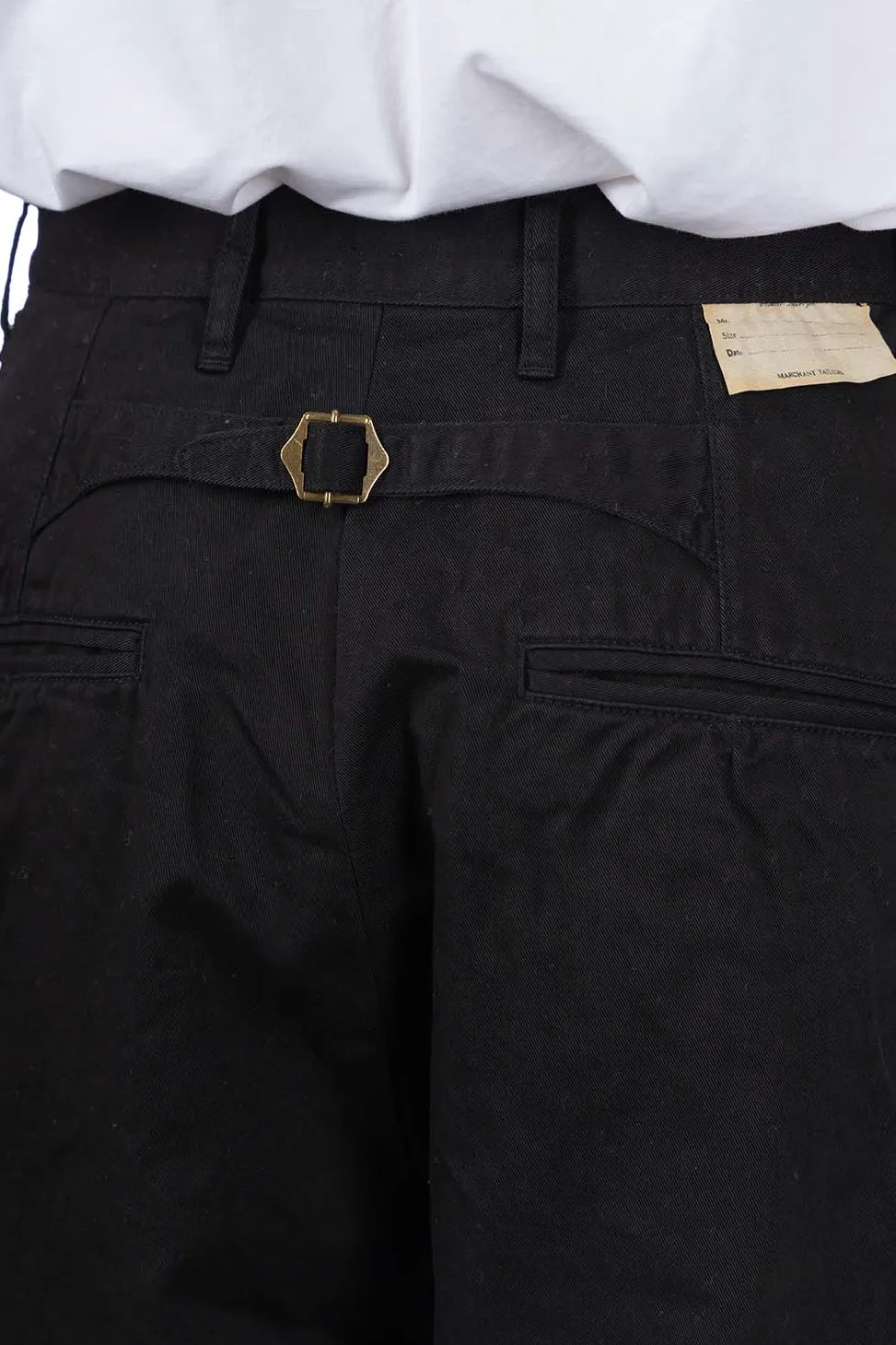 Outlet Kapital Chino High Waisted NIME Pants - Black