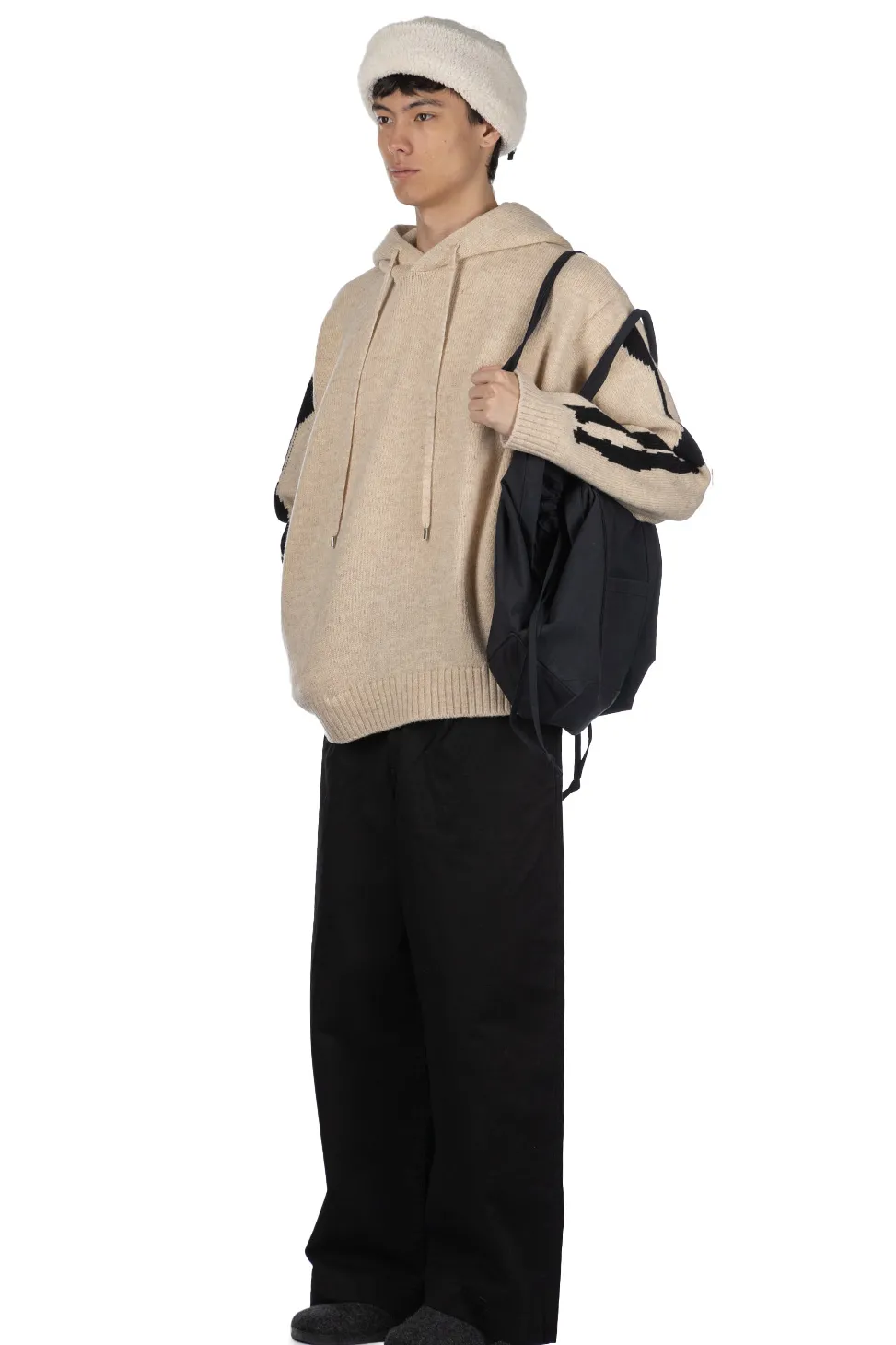 Outlet Kapital Chino High Waisted NIME Pants - Black
