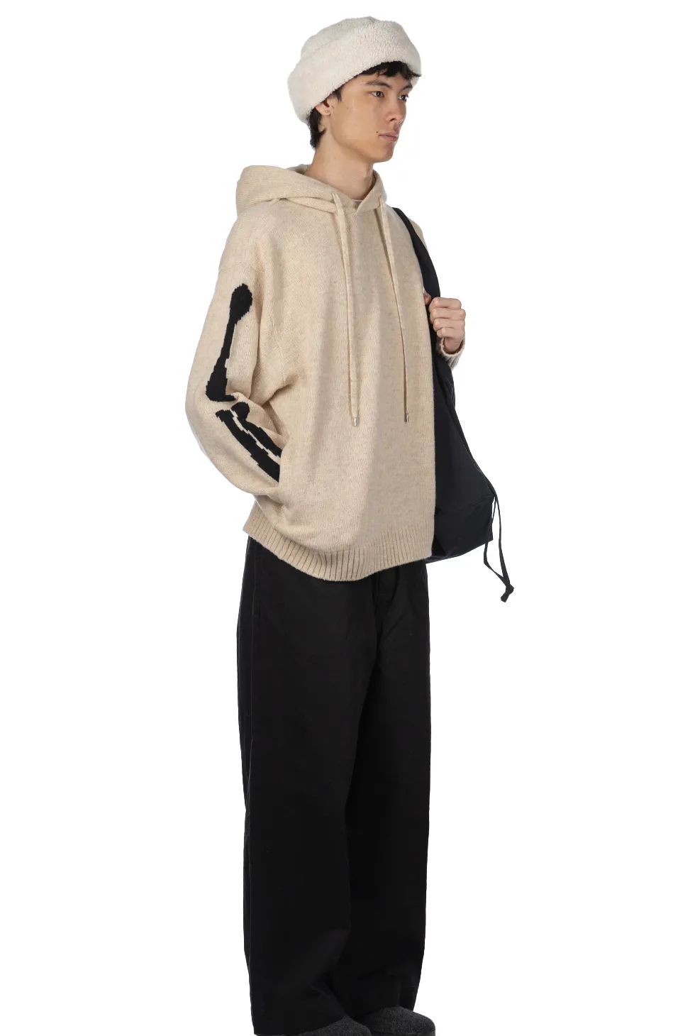 Outlet Kapital Chino High Waisted NIME Pants - Black