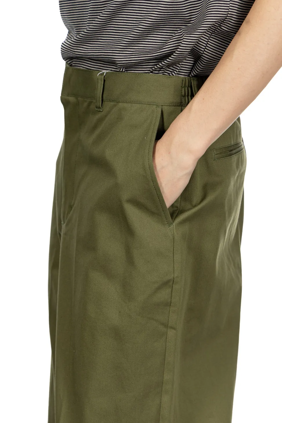 Fashion SOFTHYPHEN Chino Straight Wide Trousers