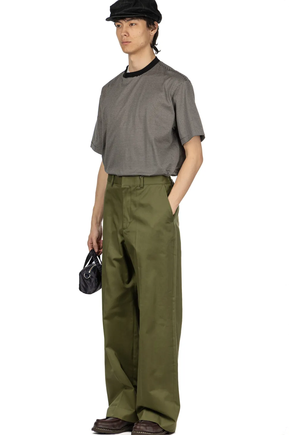 Fashion SOFTHYPHEN Chino Straight Wide Trousers