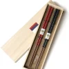 Sale Mino Pottery Chopsticks - 2 Pairs - Hashi Gift