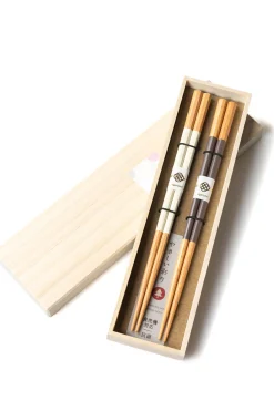 Hot Mino Washi Chopsticks - 2 Pairs - Yasashi-Irodori - IV/BR