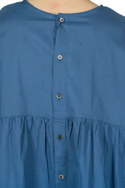 Sale Nachukara Circle Gather Dress - Blue