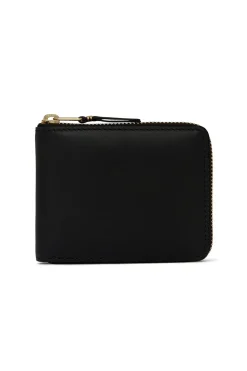 Outlet Comme Des Garcons Wallets Classic Line Full Zip Wallet - Black