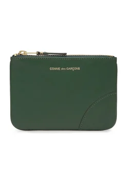 Clearance Comme Des Garcons Wallets Classic Line Zip Pouch - Bottle Green