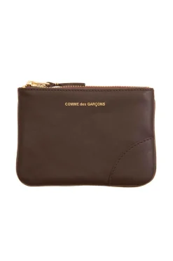 Hot Comme Des Garcons Wallets Classic Line Zip Pouch - Brown