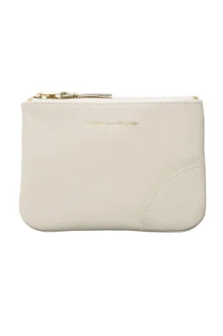 Best Comme Des Garcons Wallets Classic Line Zip Pouch - Off White