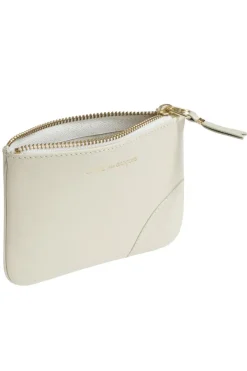 Best Comme Des Garcons Wallets Classic Line Zip Pouch - Off White