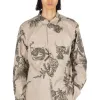Outlet Engineered Garments Classic Shirt - Khaki Pinecone Print French Twill