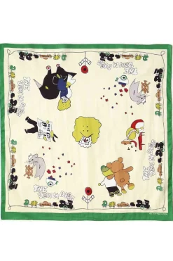 Outlet Kapital Color Bandanna (PECKISH RAINBOWY PARK) - Green
