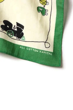 Outlet Kapital Color Bandanna (PECKISH RAINBOWY PARK) - Green