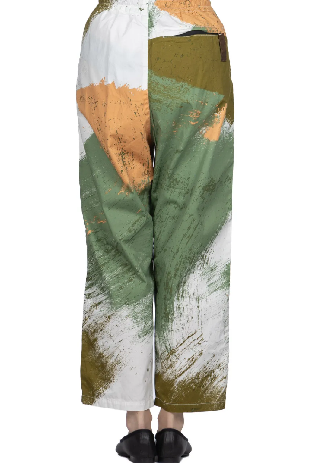Best Kapital Combed Burberry BRUSH-CAMO EASY Pants - White