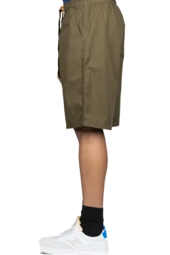 Fashion Kapital Combed Burberry Cotton EASY BEACH GO Shorts - Khaki