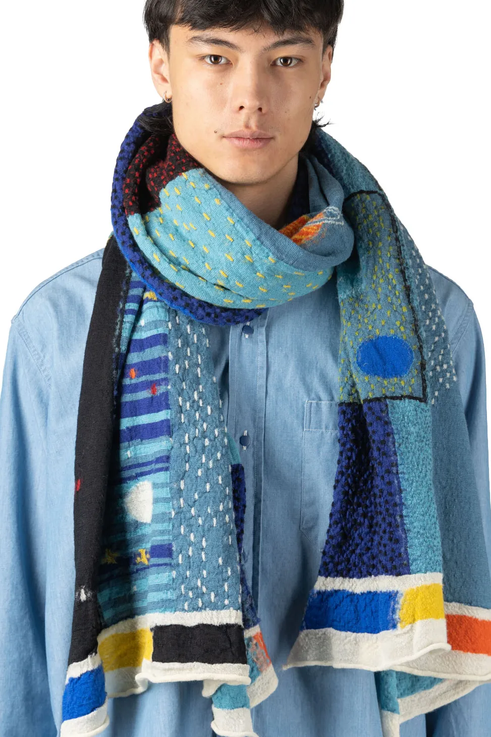 New Kapital Compressed Wool Scarf GABBEH UNIVERSE - 2 Colors