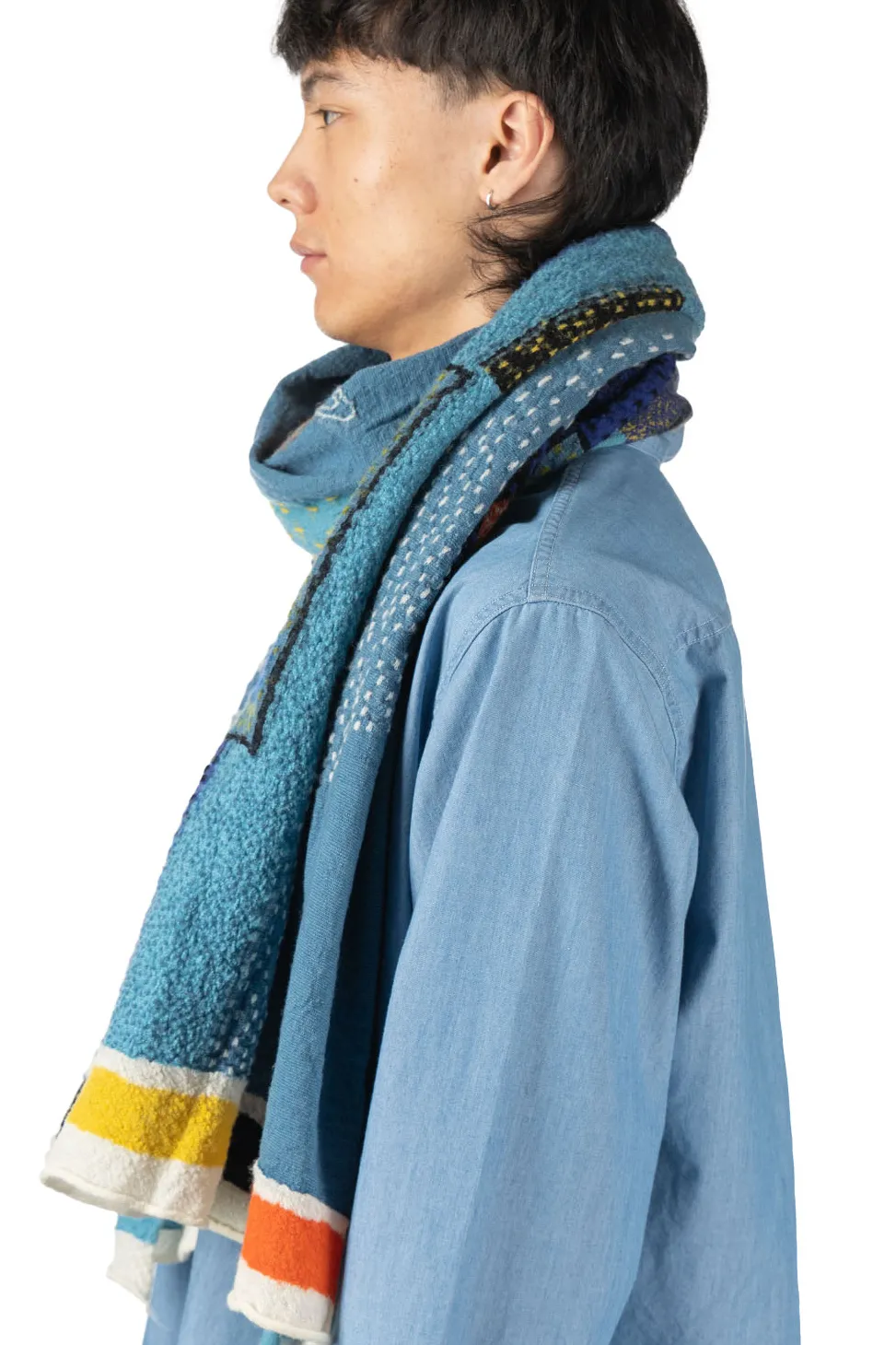 New Kapital Compressed Wool Scarf GABBEH UNIVERSE - 2 Colors