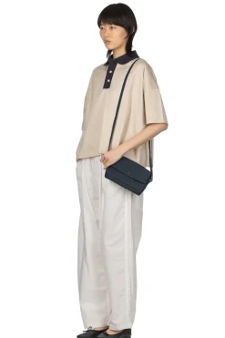 Discount NARU Compression Jersey Two-Tone Pullover - Beige