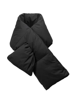 Online Veilance Conduit Down Scarf - Black