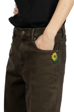 Hot JW Anderson Contrast Turn Up Jeans - Smoke