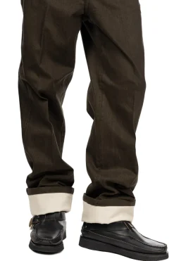 Hot JW Anderson Contrast Turn Up Jeans - Smoke