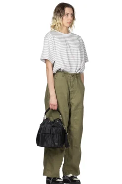 Best Nanamica Coolmax Stripe Jersey Tee - Sand Beige x White