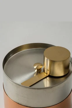 Sale Kaikado Copper Coffee Caddy 200g w/handle with coffee scoop