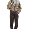 Clearance OrSlow 107 Corduroy Ivy Fit - Coffee Brown