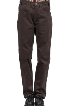 Clearance OrSlow 107 Corduroy Ivy Fit - Coffee Brown