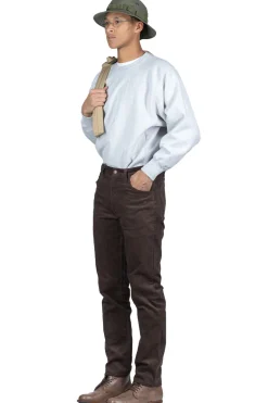 Online OrSlow 107 Corduroy Ivy Fit - Coffee Brown