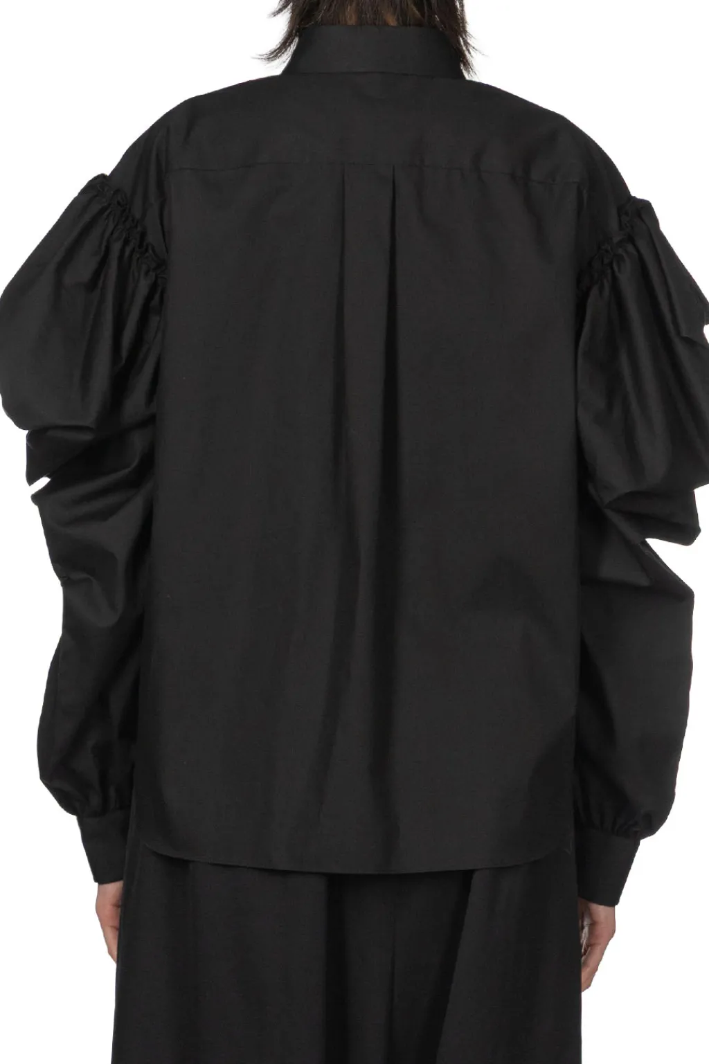 Discount Comme Des Garcons TAO Cotton Board Blouse - Black